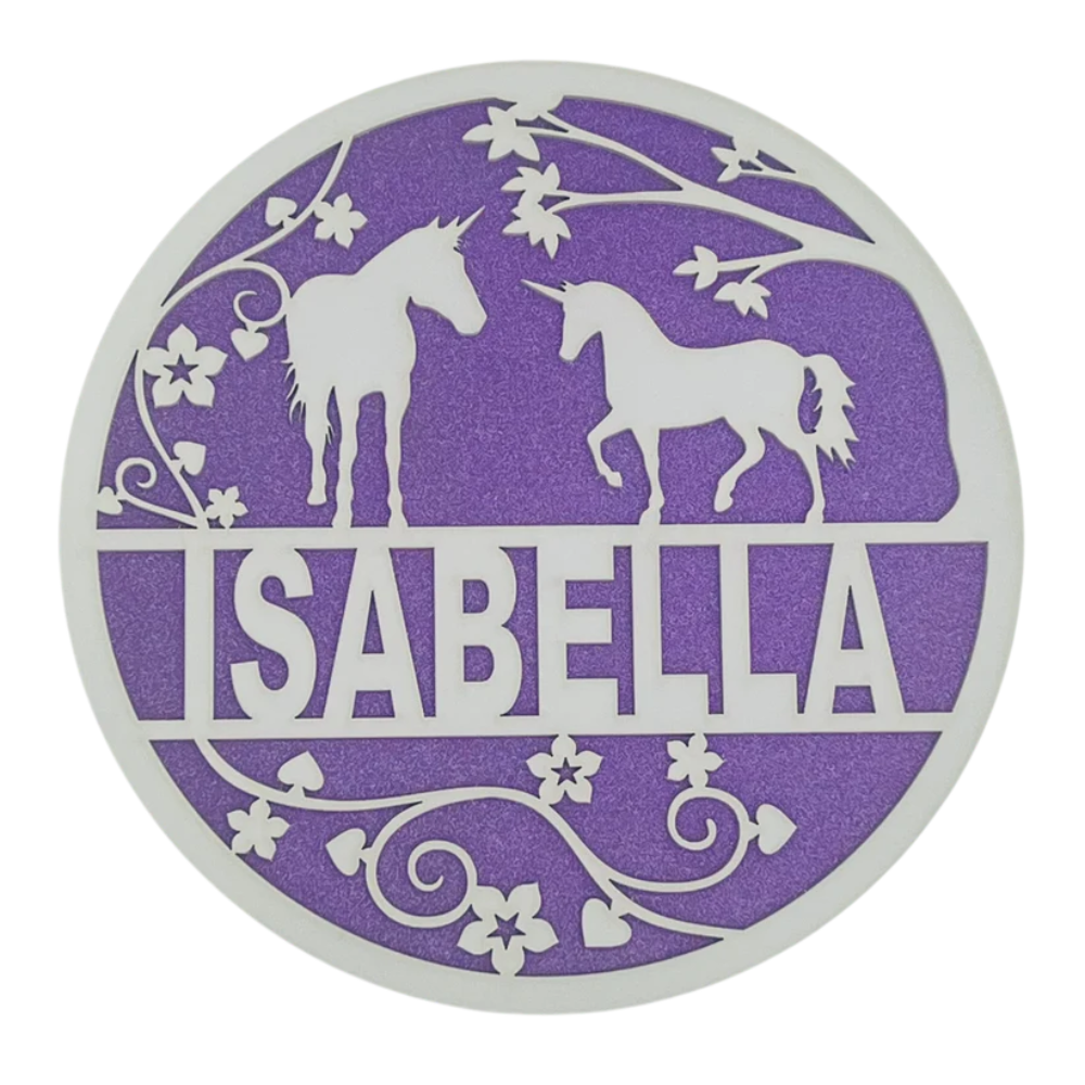 Dream Big, Sparkle More: Custom Unicorn Sign