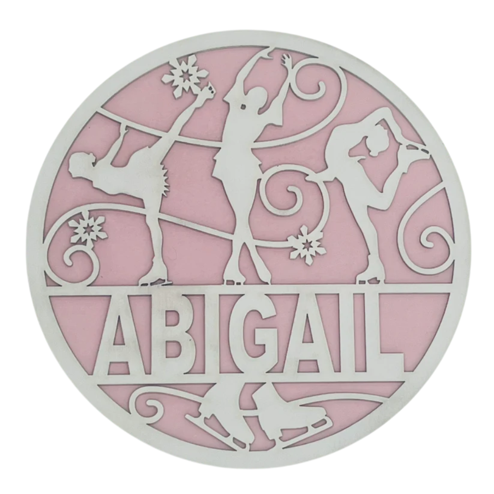 Ice Princess: Custom Personalized Ice Skating Sign