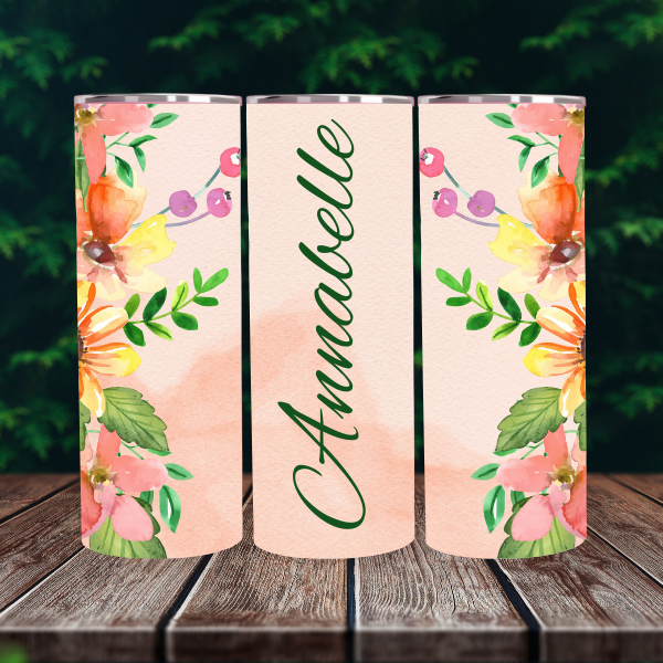 "I'm Not Just a Tumbler, I'm a Bouquet" Tumbler